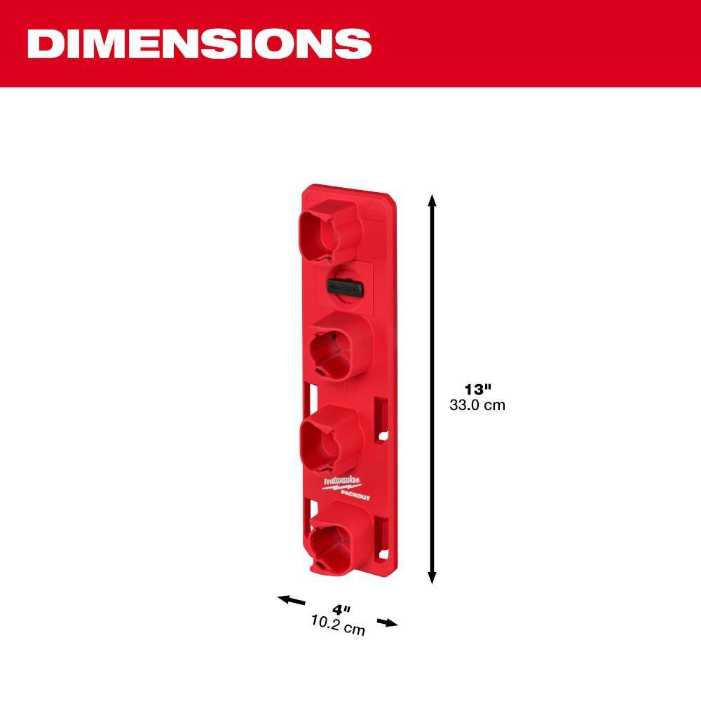 Milwaukee® Red 4 in. Rack 