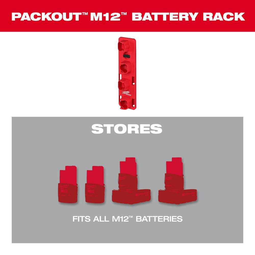 Milwaukee® Red 4 in. Rack 