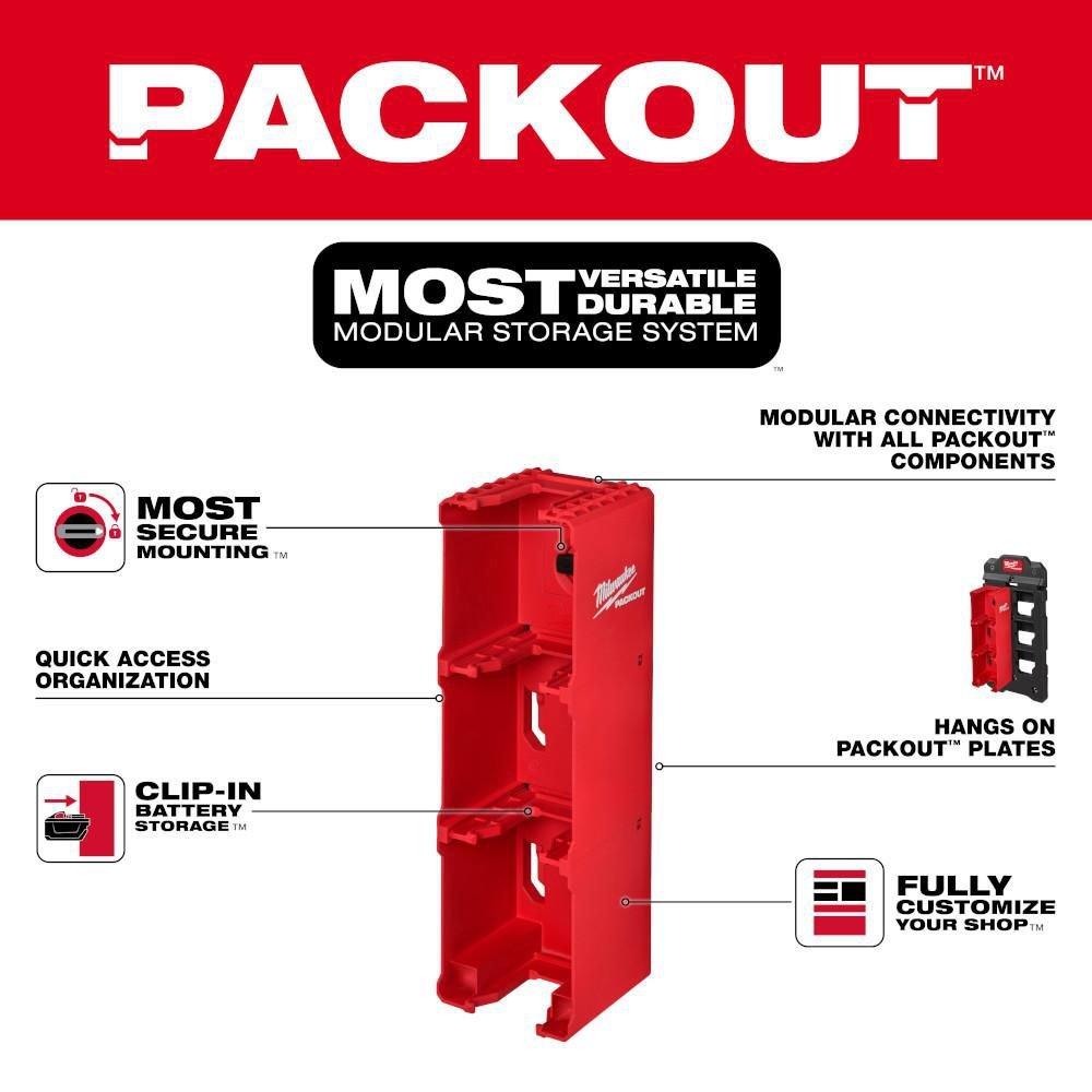 Milwaukee&reg; Red 4 in. Rack 