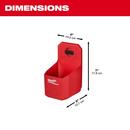 Milwaukee&reg; Red 7 in. Red and Black Organizer Cup 