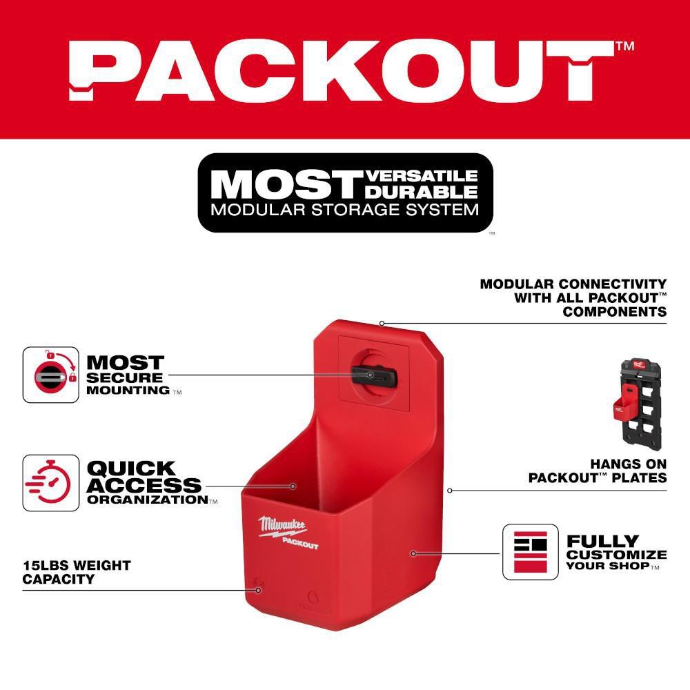 Milwaukee&reg; Red 7 in. Red and Black Organizer Cup 