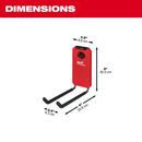 Milwaukee® Red 3-1/2 in. Hook 