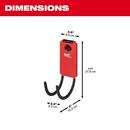 Milwaukee&reg; Red 3-1/2 in. Hook 