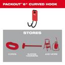 Milwaukee&reg; Red 3-1/2 in. Hook 