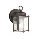 5 in. 60 W 1-Light Medium Lantern in Olde Bronze