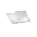 Kichler Lighting White 60W 2-Light Incandescent Medium E-26 Flush Mount Ceiling Fixture 