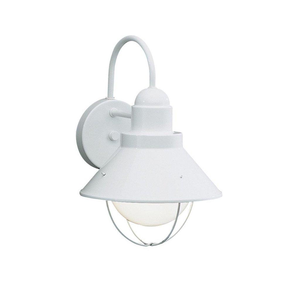 Kichler Lighting White 100W 1-Light Medium Base Wall Sconce 