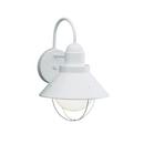 Kichler Lighting White 100W 1-Light Medium Base Wall Sconce 