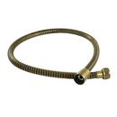 Kingston Brass Antique Brass 30 in. Stainless Steel Hose in Antique Brass 