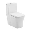 CONCORDE ONE PIECE SQUARE TOILET DUAL FLUSH 1.1/1.6 GPF W/ 10 ROUGH IN 