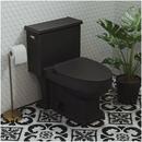 VOLTAIRE ONE-PIECE ELONGATED TOILET LEFT SIDE FLUSH HANDLE 1.28 GPF IN MATTE BLACK 