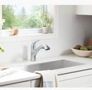 KOHLER Polished Chrome Single Handle Pull Out Kitchen Faucet 