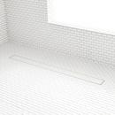 32 in. Linear Shower Drain with Drain Flange in Matte White