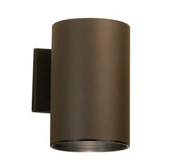 120W 1-Light Outdoor Wall Lantern in Architectural Bronze