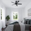 52 in. 5-Blade Indoor Ceiling Fan in Matte Black 