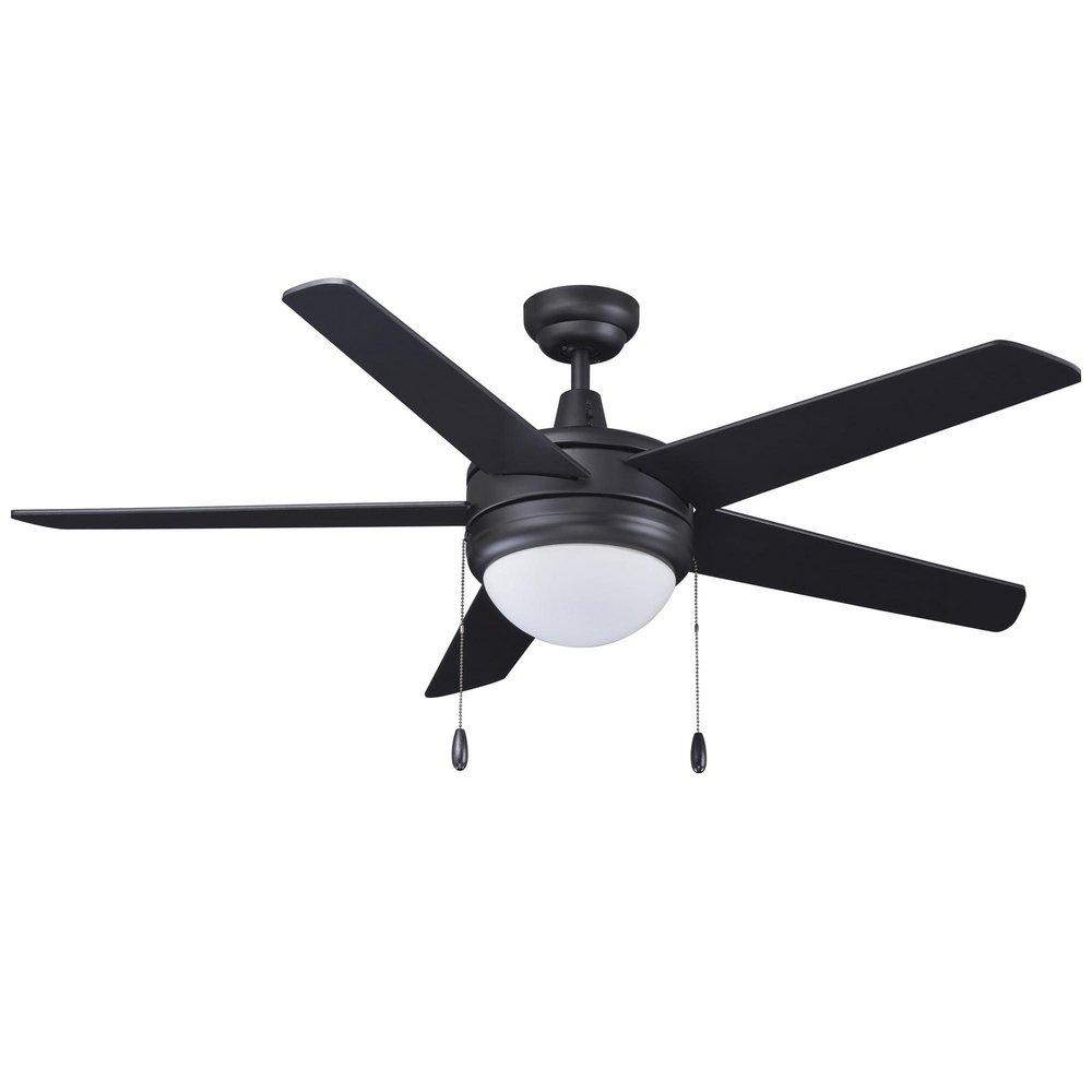 50 in. 5-Blade Indoor Ceiling Fan in Matte Black 