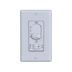 3-Speed Single Slide Wall Control with On/Off Light Control