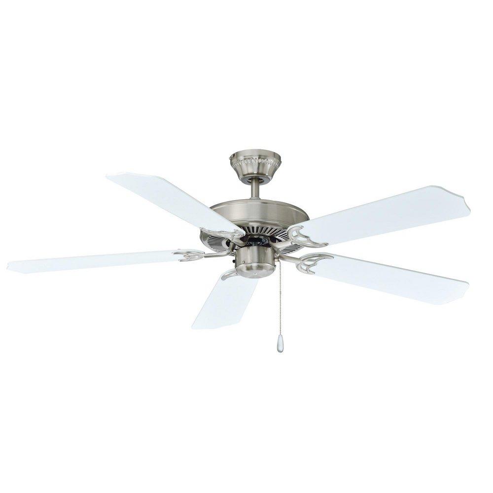 52 in. 5-Blade Indoor Ceiling Fan in Brushed Nickel 
