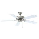 52 in. 5-Blade Indoor Ceiling Fan in Brushed Nickel 