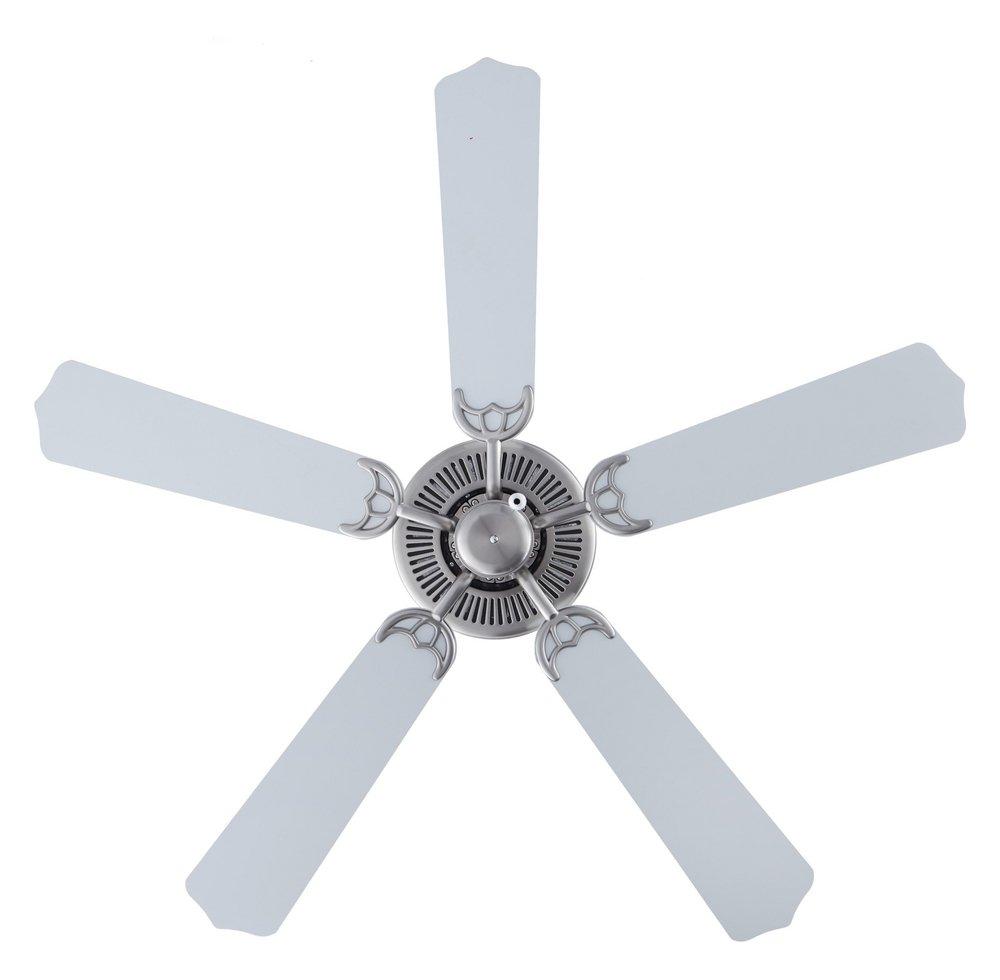 52 in. 5-Blade Indoor Ceiling Fan in Brushed Nickel 