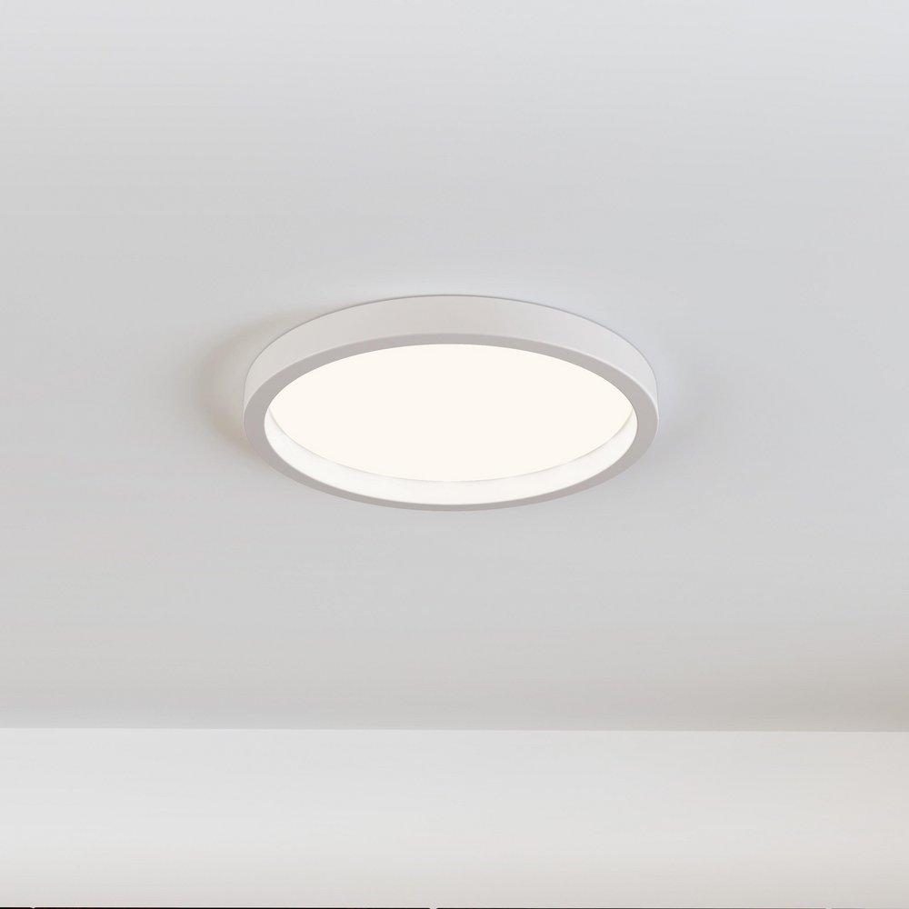 11 in. LED Ceiling Mount Light in White image number 0