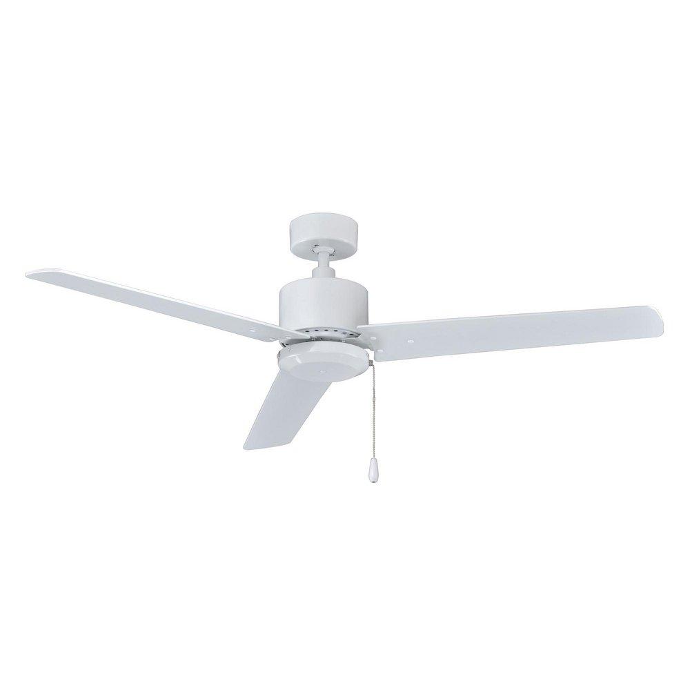 52 in. 3-Blade Indoor Ceiling Fan in White 