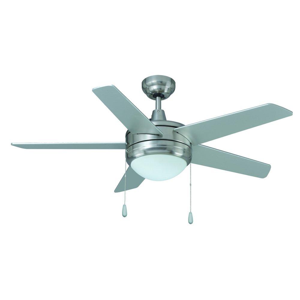 44 in. 5-Blade Indoor Ceiling Fan in Brushed Nickel image number 0