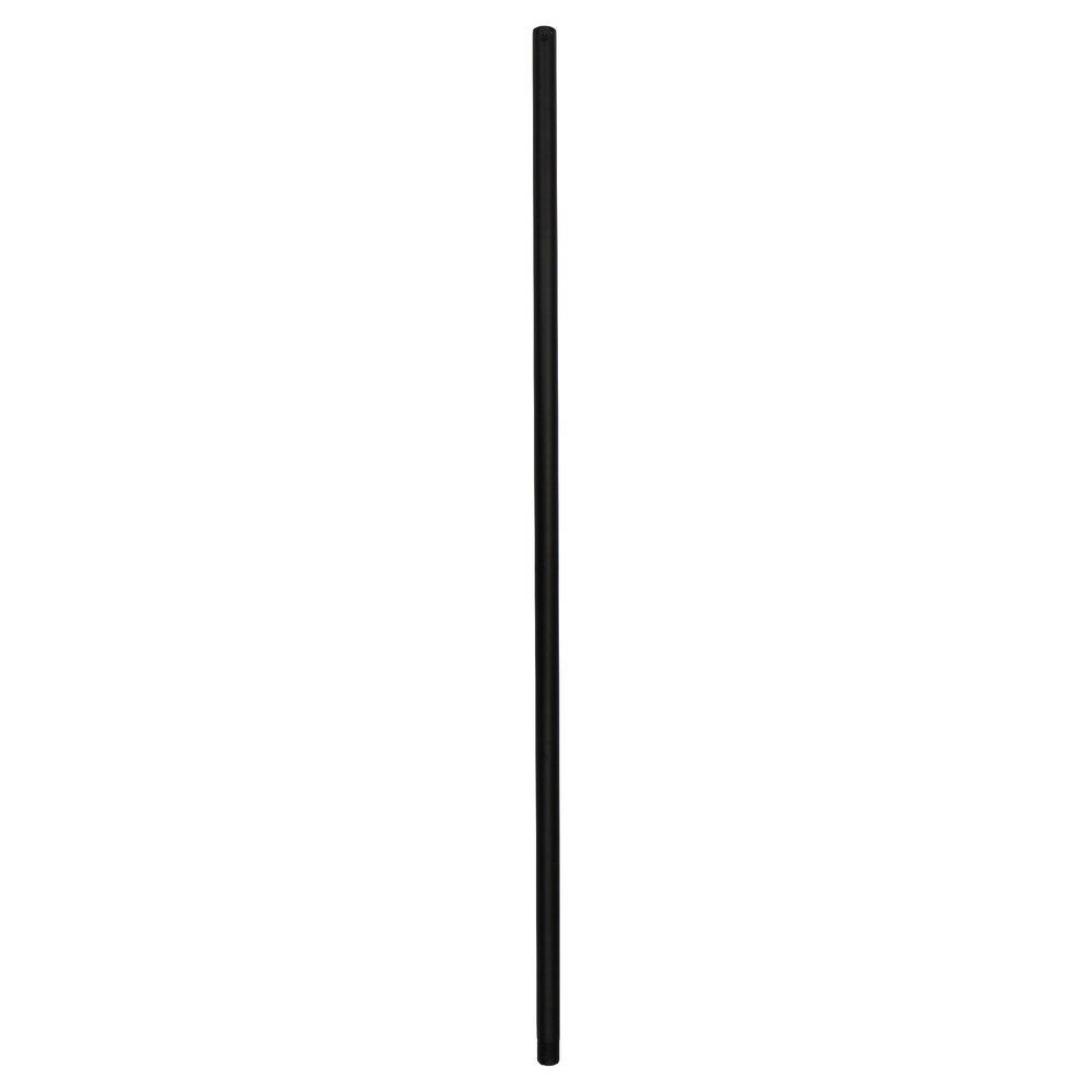 36 in. Ceiling Fan Downrod in Matte Black 
