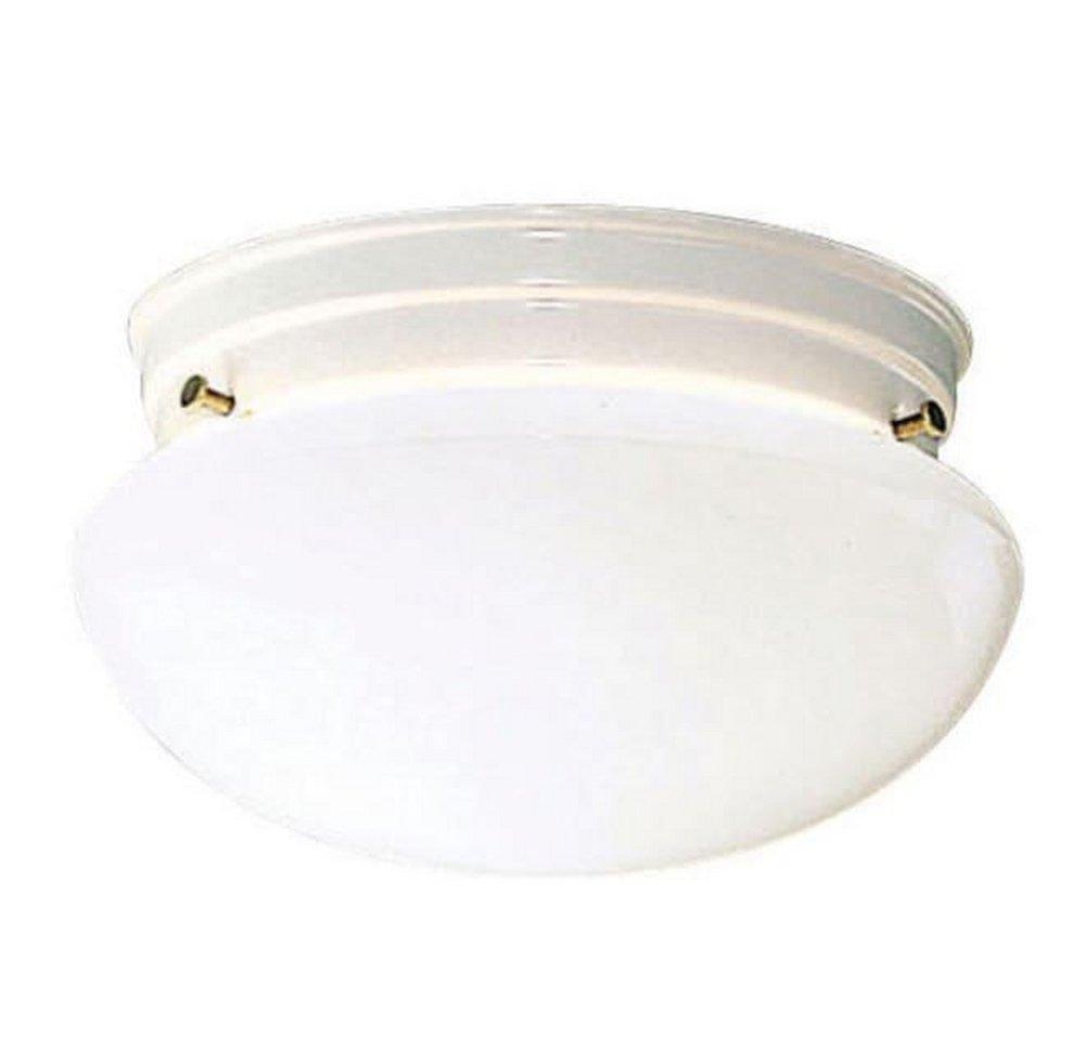 Kichler Lighting White 60W 2-Light Medium Base Flush Mount 