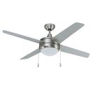 50 in. 4-Blade Indoor Ceiling Fan in Brushed Nickel 