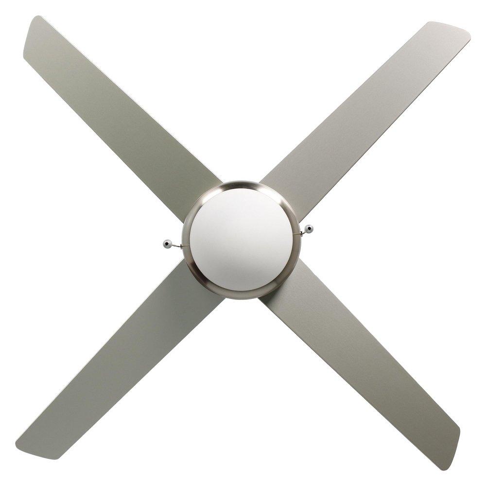 50 in. 4-Blade Indoor Ceiling Fan in Brushed Nickel 