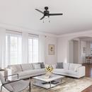 52 in. 3-Blade Indoor Ceiling Fan in Matte Black 