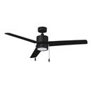 52 in. 3-Blade Indoor Ceiling Fan in Matte Black 
