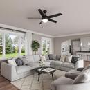 50 in. 5-Blade Indoor Ceiling Fan in Black 