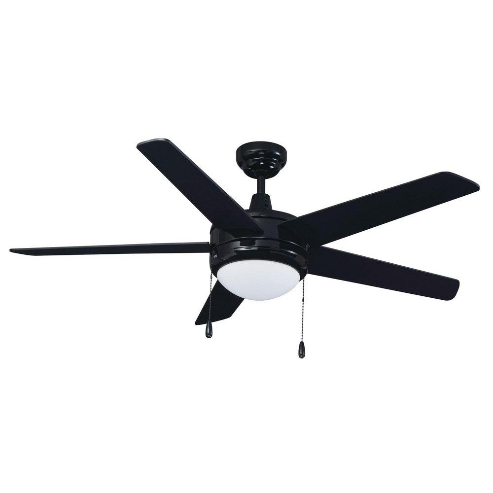 50 in. 5-Blade Indoor Ceiling Fan in Black 