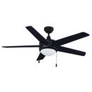 50 in. 5-Blade Indoor Ceiling Fan in Black 