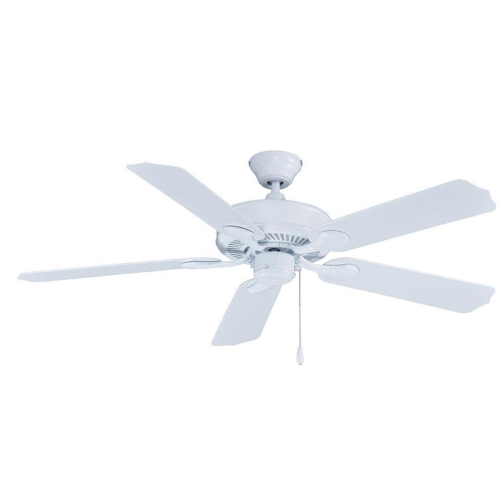 52 in. 5-Blade Indoor/Outdoor Ceiling Fan in White 