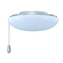 11 in. Single Ceiling Fan Light Kit in Brushed Nickel 