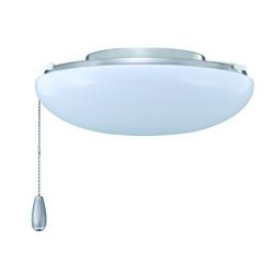 11 in. Single Ceiling Fan Light Kit in Brushed Nickel