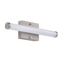 18 in. LED Round Linear Vanity Light in Brushed Nickel 