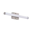 24 in. LED Round Linear Vanity Light in Brushed Nickel 