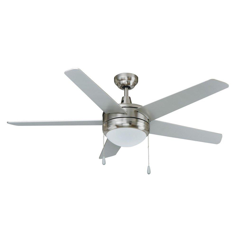 50 in. 5-Blade Indoor Ceiling Fan in Brushed Nickel 