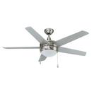 50 in. 5-Blade Indoor Ceiling Fan in Brushed Nickel 