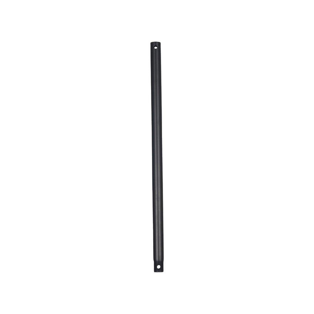 18 in. Ceiling Fan Downrod in Black 