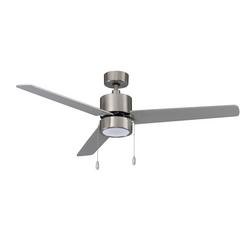 52 in. 3-Blade Indoor Ceiling Fan in Brushed Nickel