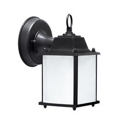 Outdoor Wall Lantern E26 Wet in Black