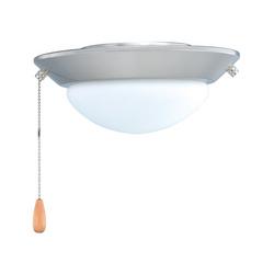 11 in. Single Ceiling Fan Light Kit in Brushed Nickel