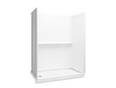 60 x 30 in. Vikrell Shower Unit with Left Drain in White 