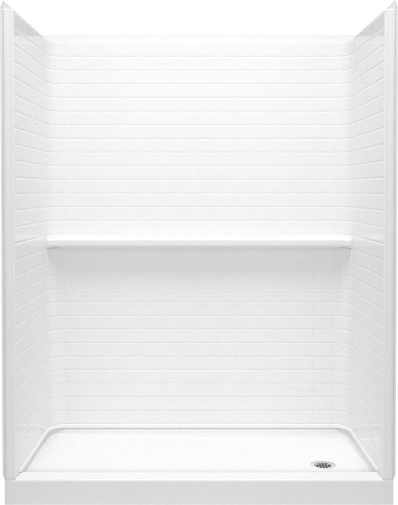 60 x 30 in. Vikrell Shower Unit in White 