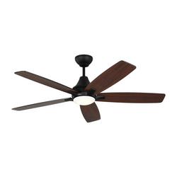 52 in. 5-Blade Indoor Ceiling Fan in Midnight Black